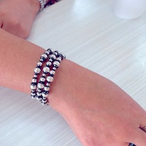 Authentic Najavo Santa Fe Pearls wrap bracelet